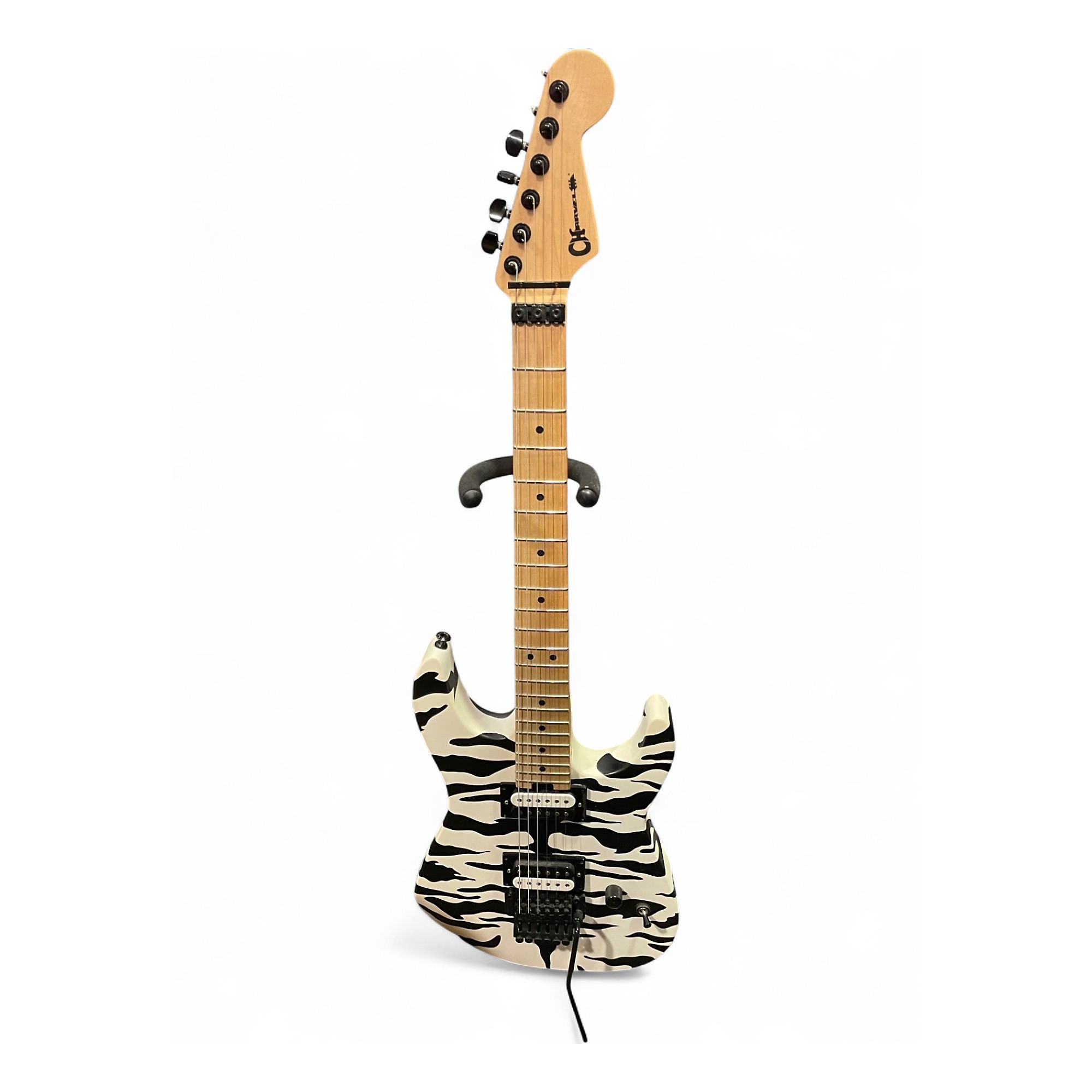 Used Charvel PRO MOD DK SATCHEL SIGNATURE SATIN WHITE BENGAL Solid