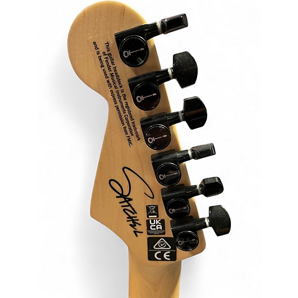 Used Charvel PRO MOD DK SATCHEL SIGNATURE SATIN WHITE BENGAL Solid Body Electric Guitar