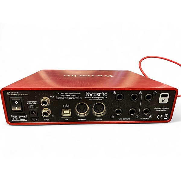 DTM・DAW Focusrite Scarlett 6i6 Focusrite Scarlett 6i6