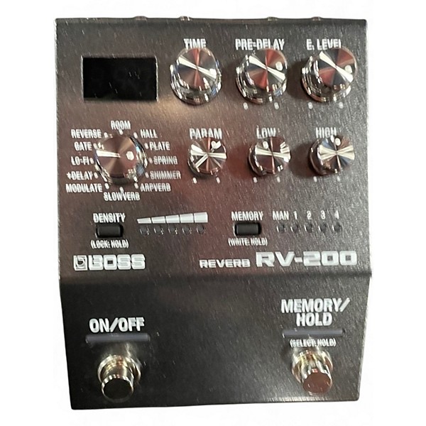 Used BOSS RV-200 Reverb Effect Pedal