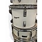 Vintage 1970s Slingerland 9 Piece Vintage 70s Metallic Silver Drum Kit