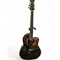 Used Ovation C44-5 Celebrity Deluxe Black Acoustic Electric Guitar thumbnail
