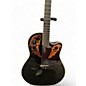 Used Ovation C44-5 Celebrity Deluxe Black Acoustic Electric Guitar