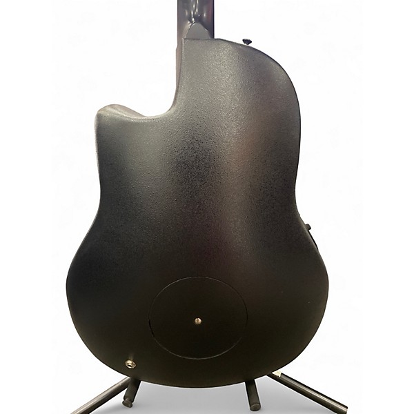 Used Ovation C44-5 Celebrity Deluxe Black Acoustic Electric Guitar
