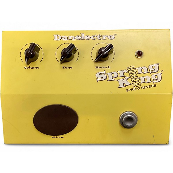 Used Danelectro Spring King Spring Reverb Effect Pedal