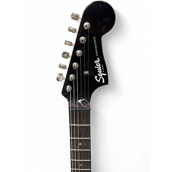 Used 2024 Squier STRATOSONIC Blue Solid Body Electric Guitar