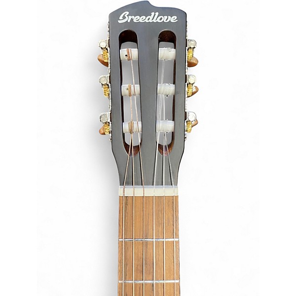 Used Breedlove DISCOVERY CONCERT NYLON Natural Acoustic Electric Guitar