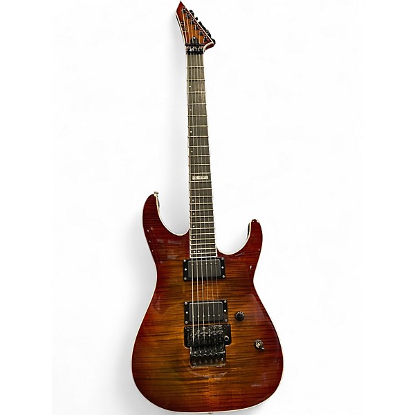 Used 2013 ESP LTD Elite M2 AMBER BURST Solid Body Electric Guitar