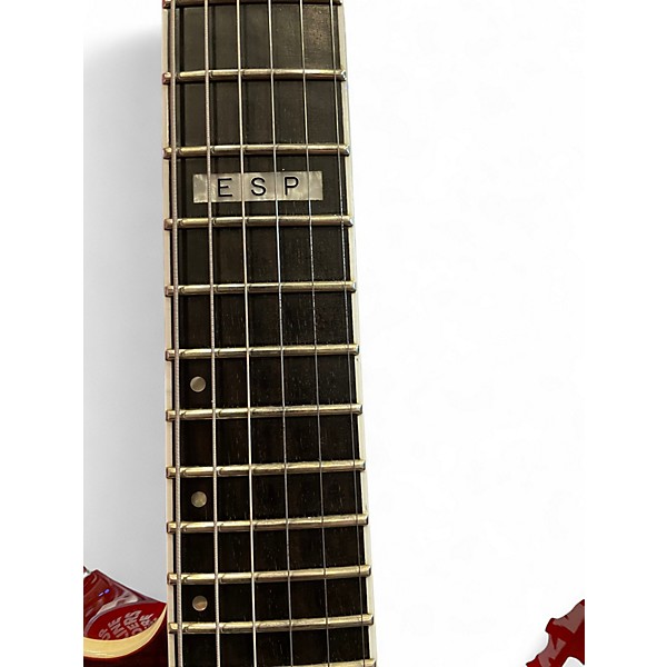 Used 2013 ESP LTD Elite M2 AMBER BURST Solid Body Electric Guitar