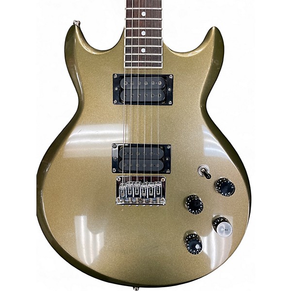 Used Ibanez AXS32 Aztec Gold Solid Body Electric Guitar