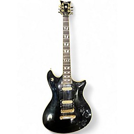 Used Schecter Guitar Research Tempest Custom Black Solid Body Electric Guitar