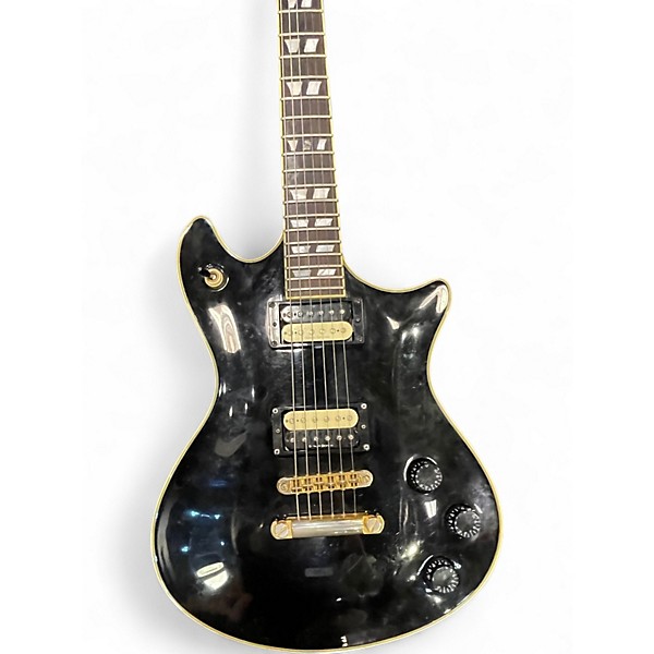 Used Schecter Guitar Research Tempest Custom Black Solid Body Electric Guitar