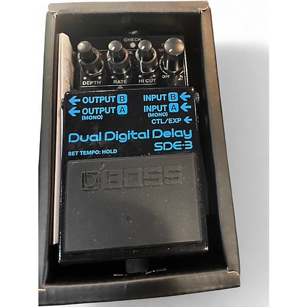 Used BOSS sde3 dual digital delay Effect Pedal