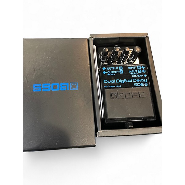 Used BOSS sde3 dual digital delay Effect Pedal