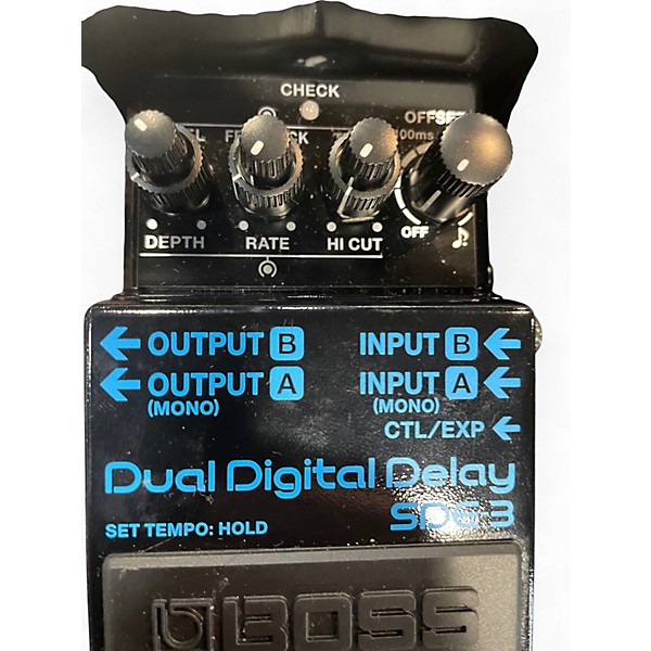 Used BOSS sde3 dual digital delay Effect Pedal
