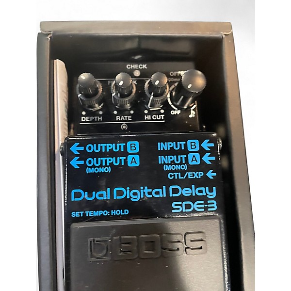 Used BOSS sde3 dual digital delay Effect Pedal