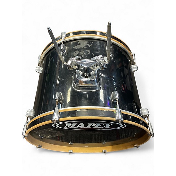 Used Mapex 5 Piece V Series Black Drum Kit