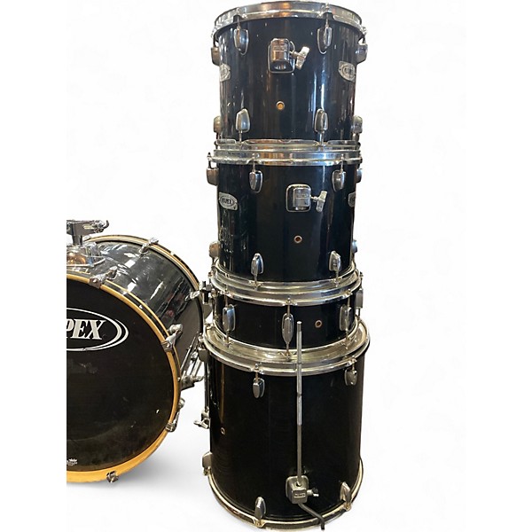 Used Mapex 5 Piece V Series Black Drum Kit