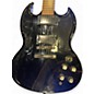 Used 2007 Epiphone Tony Iommi SG Custom Black Solid Body Electric Guitar thumbnail
