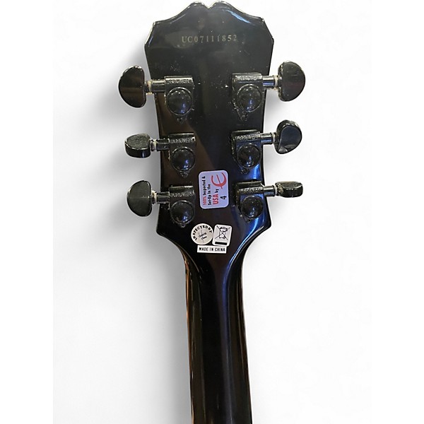 Used 2007 Epiphone Tony Iommi SG Custom Black Solid Body Electric Guitar