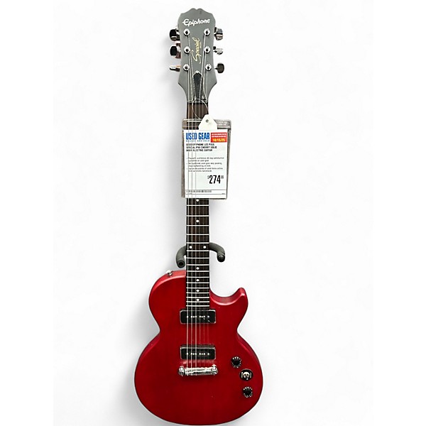 Used Epiphone Les Paul Special P90 Cherry Solid Body Electric Guitar