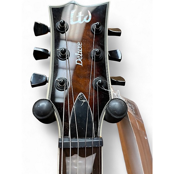 Used ESP LTD EC1001ET Dark Brown Burst Solid Body Electric Guitar