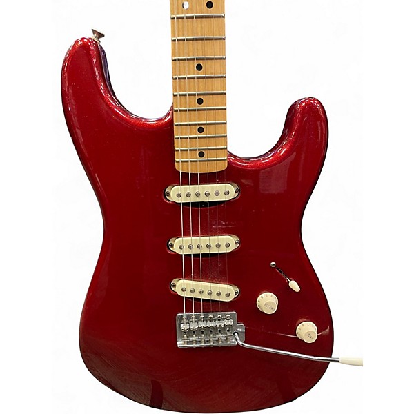 Used Fender FSR 60TH ANNIVERSARY STRATOCASTER RED SPARKLE Solid Body Electric Guitar