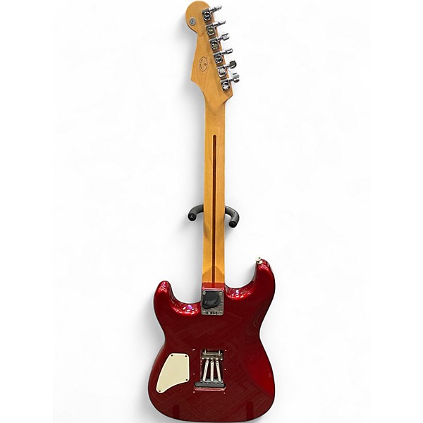 Used Fender FSR 60TH ANNIVERSARY STRATOCASTER RED SPARKLE Solid Body Electric Guitar