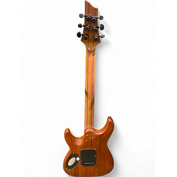 Used Schecter Guitar Research C1 Exotic Spalted Maple Solid Body Electric Guitar