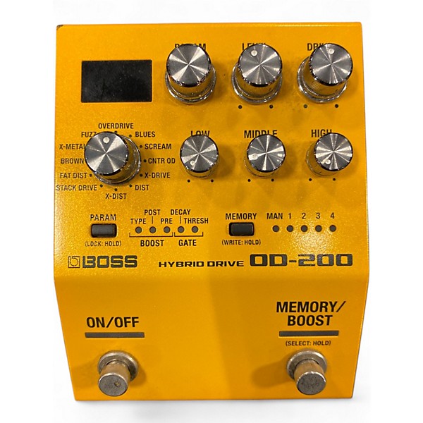 Used BOSS OD200 Effect Pedal