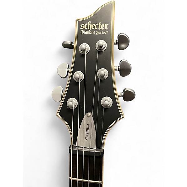 Used Schecter Guitar Research C1 Platinum Black Solid Body Electric Guitar