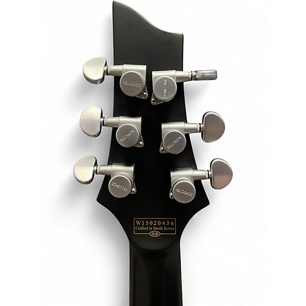 Used Schecter Guitar Research C1 Platinum Black Solid Body Electric Guitar