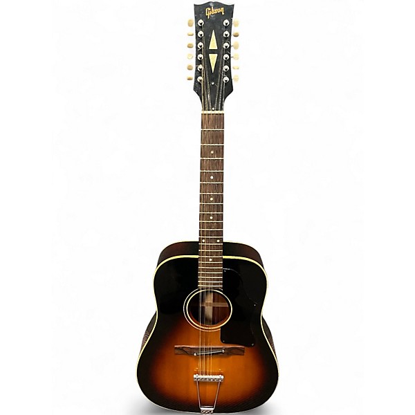 Vintage 1968 Gibson B-45-12 q Sunburst 12 String Acoustic Guitar