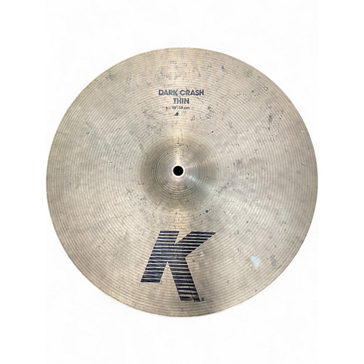 アダチキ15 Used Zildjian 15in K Thin Dark Crash Cymbal 35 | Guitar Center