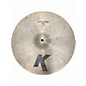 Used Zildjian 15in K Thin Dark Crash Cymbal thumbnail