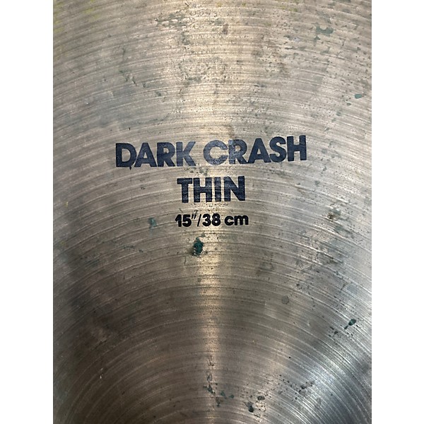 Used Zildjian 15in K Thin Dark Crash Cymbal