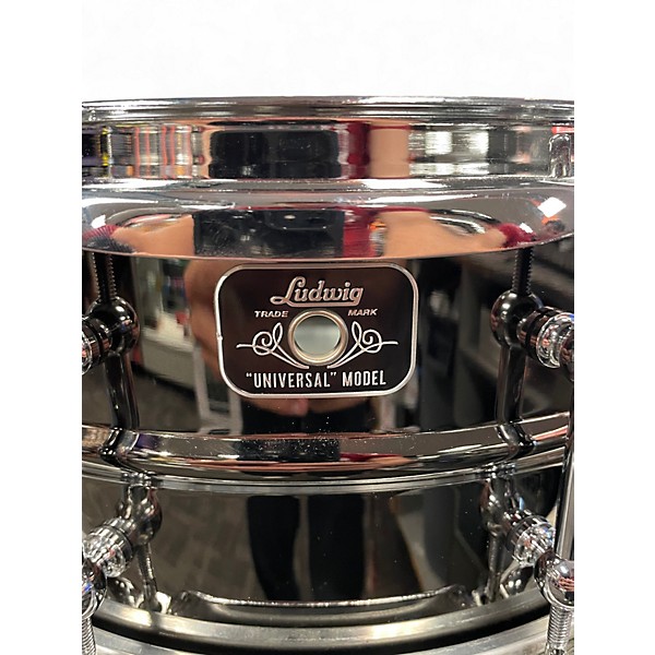 Used Ludwig 14X5.5 UNIVERSAL BLACK NICKLE BRASS Drum