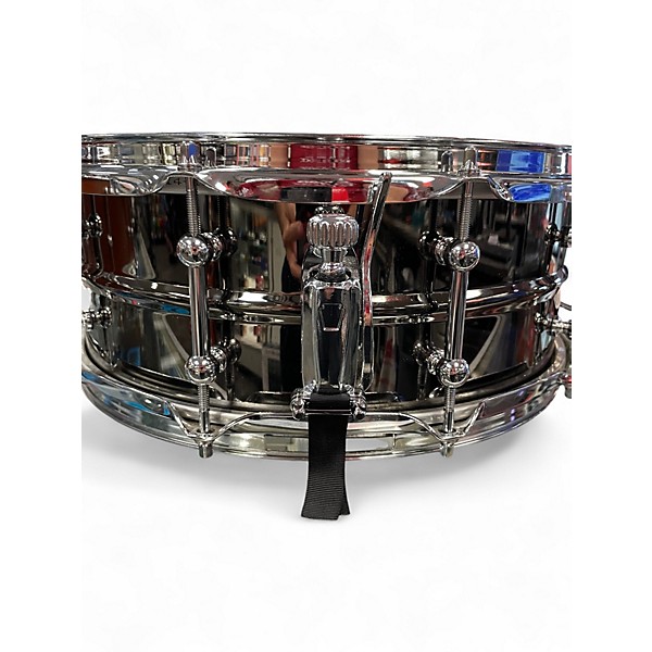 Used Ludwig 14X5.5 UNIVERSAL BLACK NICKLE BRASS Drum