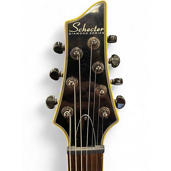 Used Schecter Guitar Research C7 Blackjack Black Solid Body Electric Guitar