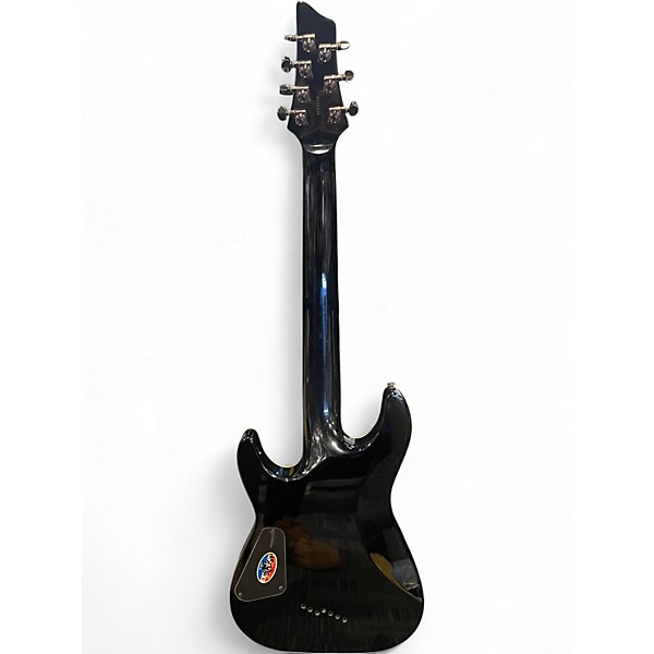 Used Schecter Guitar Research C7 Blackjack Black Solid Body Electric Guitar