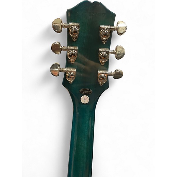 Used Epiphone Les Paul Standard Ocean Turquoise Solid Body Electric Guitar