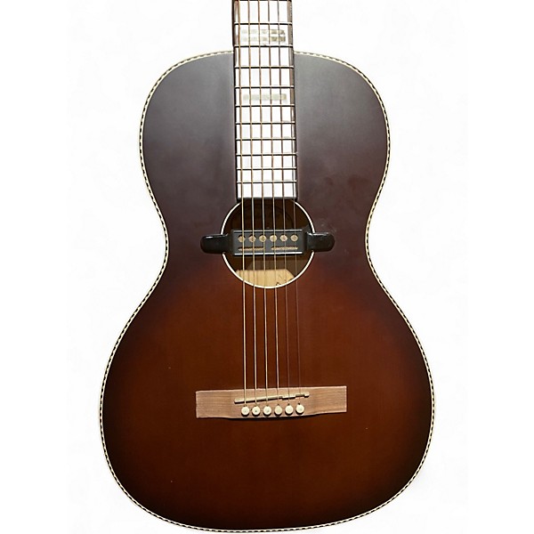 Used Recording King RPS7EBRB 2 Color Sunburst Acoustic Electric Guitar