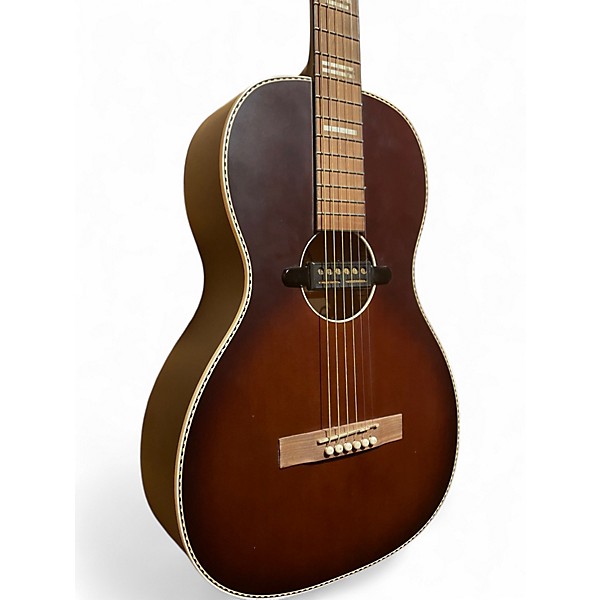 Used Recording King RPS7EBRB 2 Color Sunburst Acoustic Electric Guitar