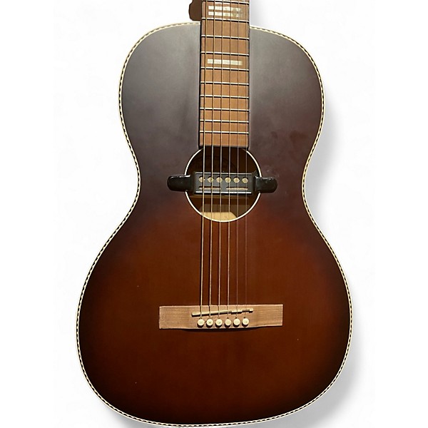 Used Recording King RPS7EBRB 2 Color Sunburst Acoustic Electric Guitar