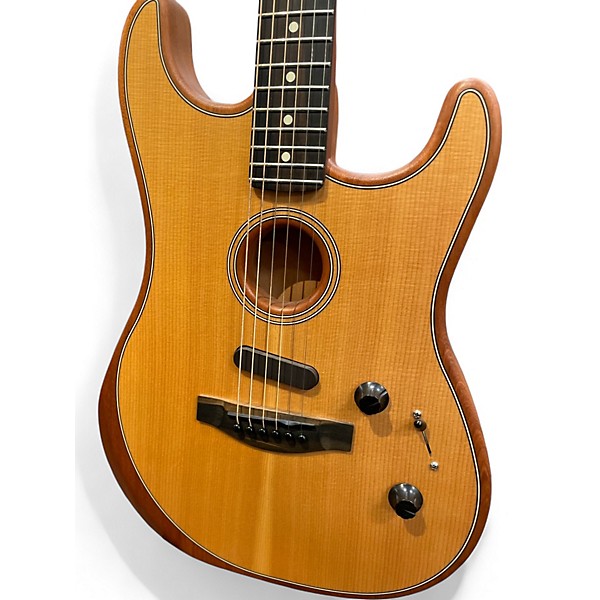 Used Fender Acoustasonic Player Telecaster Mahogany Acoustic Electric Guitar