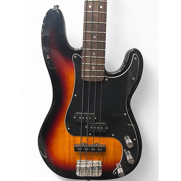 Used Squier fsr affinity pj 3 Color Sunburst Electric Bass Guitar