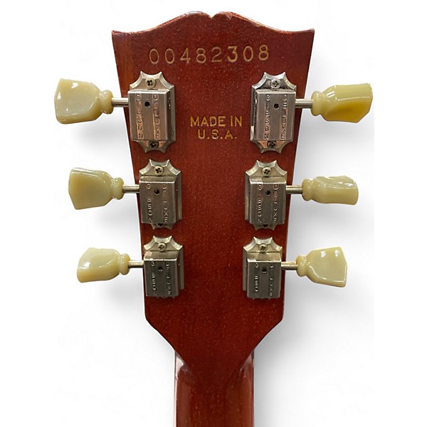 Used Gibson LES PAUL CUSTOM Burgundy Solid Body Electric Guitar