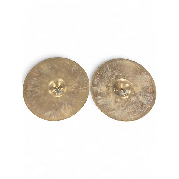 Used Zildjian 14in A Custom Hi Hat Pair Cymbal