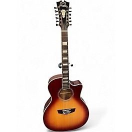 Used D'Angelico Premier Fulton 12-String Grand Auditorium SUNBURST 12 String Acoustic Electric Guitar