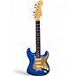Used Fender Standard Stratocaster Chrome Blue Solid Body Electric Guitar thumbnail